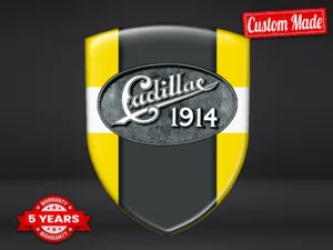 Cadillac Pegatina Silicona Logo Premium Deporte Estilo Cúpula ST